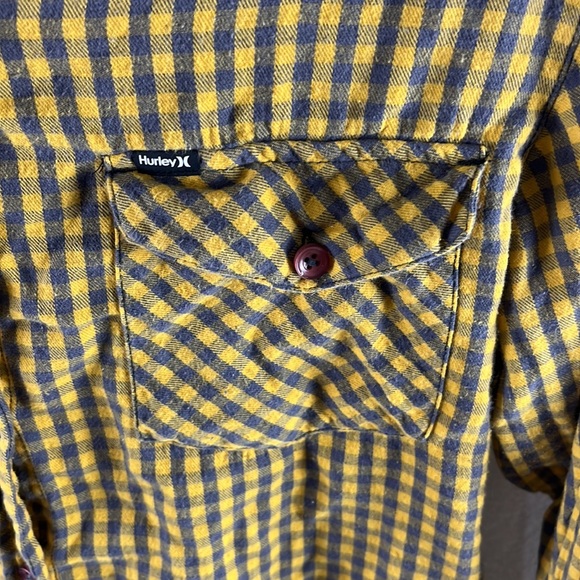 HurleyX Flannel Western Shirt Large - Picture 3 of 5